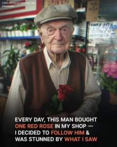 Woman Notices 89-Year-Old Man Buys Red Roses in Her Shop Every Day and Decides to Follow Him — Story of the Day