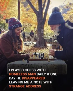 Woman Plays Chess with Homeless Man in Park Every Day, One Morning She Finds a Note — Story of the Day